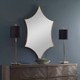 Aries Gold Mirror - Size: 129H x 79W x 2D (cm) - Contemporary style