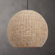 Seagrass 1 Light Dome Pendant - Size: 0H x 0W x 0D (cm) - Mid-Century Modern style