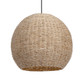 Seagrass 1 Light Dome Pendant Mid-Century Modern style Ceiling Pendant Decor