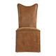 Delroy Armless Chairs - Cognac - Set Of 2 Coastal style Occasional Decor
