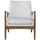 Bev White Accent Chair Scandinavian style Accent Chair Decor