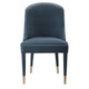 Brie Armless Chair - Blue - Set Of 2 Contemporary style Accent Chair Decor