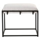 Paradox White Small Bench Contemporary style Bench Decor
