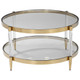 Kellen Glass Coffee Table Contemporary style Accent Table Decor Kellen Glass Coffee Table Contemporary style Accent Table Decor