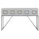 Abaya White Console Table Contemporary style Accent Table Decor Abaya White Console Table Contemporary style Accent Table Decor