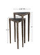 Samiria Triangular Accent Tables - S/2 - Australia wide delivery