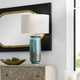 Olesya Swirl Glass Table Lamp - Size: 77H x 41W x 41D (cm) - Contemporary style