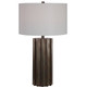 Khalio Gun Metal Table Lamp Mid-Century style  Decor