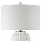 Caelina Textured White Table Lamp - Cairns, Darwin Mid-Century Modern style Table Lamps