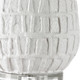 Caelina Textured White Table Lamp - Discount Mid-Century Modern style Table Lamps
