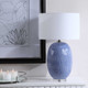 Westerly Blue Table Lamp - Size: 78H x 46W x 46D (cm)