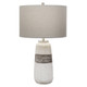 Comanche White Crackle Table Lamp Coastal style Table Lamp Decor