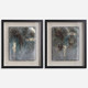 Rustic Patina Framed Prints - Set/2 Coastal style Print Decor