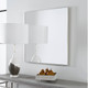 Alexo Silver Square Mirror - Size: 72H x 72W x 3D (cm) - Contemporary style