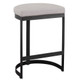 Ivanna Black Iron Counter Stool Contemporary style Accent Chair Decor