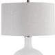 Whiteout Mottled Glass Table Lamp - Cairns, Darwin Mid-Century Modern style Table Lamps