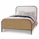 Marisol Bed King - Size: 142H x 203W x 216D (cm) - Mid-Century Modern style