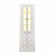 Jefferson Corner Cabinet w/ 4 LED - Size: 213H x 78W x 41D (cm) - Hamptons style