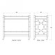 Grosvenor Drinks Trolley - Hand made Gustavian style Living Room furniture