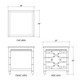 Grosvenor End Table - Hobart, Launceston, Perth Gustavian style Living Room furniture