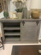 Sonoma Buffet With Sliding Door - Smokey Grey - Solid Timber Barn Style style Dining Room furniture