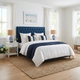 Marquis Upholstered Queen Bedhead Tufted - Blue Navy Linen Bedroom Furniture - HL007-153-F10