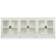 Madrone 6 Door Sideboard - Size: 99H x 264W x 41D (cm) - Craftsman style