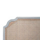 Marisol Bed w/ Rattan King - Hand made Mid-Century Modern style Bedroom furniture