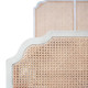Marisol Bed w/ Rattan Queen - Sale on Mid-Century Modern style Bedroom furniture