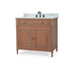 Nantes Single Vanity w/ Sink & Marble Top - Size: 103H x 98W x 61D (cm) (Tapware not included)