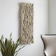 Gathered Teak Bleached Wood Wall Decor - Size: 125H x 48W x 9D (cm) - Organic style