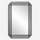 Amherst Black Iron Mirror Contemporary style  Decor