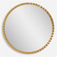 Dandridge Gold Round Mirror Industrial style Wall Mirror Decor