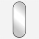 Varina Tall Black Mirror Contemporary style Wall Mirror Decor