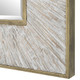 Wharton Whitewashed Square Mirror - Cairns, Darwin Mid-Century style Wall Mirrors