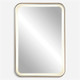 Crofton Lighted Brass Vanity Mirror Contemporary style Vanity Mirror Decor Crofton Lighted Brass Vanity Mirror Contemporary style Vanity Mirror Decor