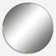 Clip Modern Round Mirror Mid-Century Modern style Wall Mirror Decor