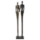 Two's Company Cast Iron Sculpture Mid-Century Modern style Sculpture Decor