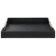 Wessex Black Shagreen Tray Contemporary style Tray Decor