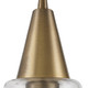 Eichler Antique Brass 1 Light Mini Pendant - Cairns, Darwin Mid-Century Modern style Ceiling Pendants