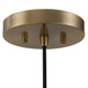 Eichler Antique Brass 1 Light Mini Pendant - Discount Mid-Century Modern style Ceiling Pendants