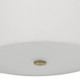 Colfax Brass 3 Light Semi Flush - Sale on Mid-Century Modern style Ceiling Pendants