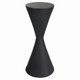 Time's Up Hourglass Shaped Drink Table Contemporary style Accent Table Decor