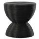 Bongo Black Rattan Side Table Contemporary style Accent Table Decor