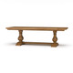 Provincial Trestle Dining Table 210cm - Antique French Oak - Size: 76H x 213W x 102D (cm) - French Provincial style