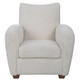 Teddy White Shearling Accent Chair Contemporary style Accent Chair Decor