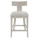 Idris White Counter Stool Coastal style Occasional Decor