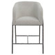 Jacobsen Gray 27" Counter Stool Scandinavian style Accent Chair Decor