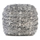 Narol Gray Pouf Contemporary style Ottoman Decor