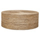 Rora Woven Round Coffee Table Contemporary style Accent Table Decor